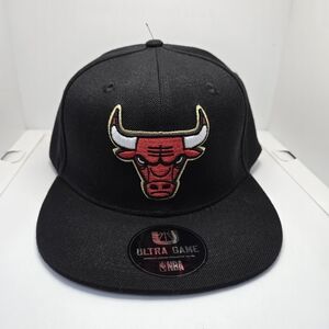 Ultra Game Black Bulls Logo Cap